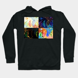 Starry Nights Over MeepNana Festival Quads Hoodie